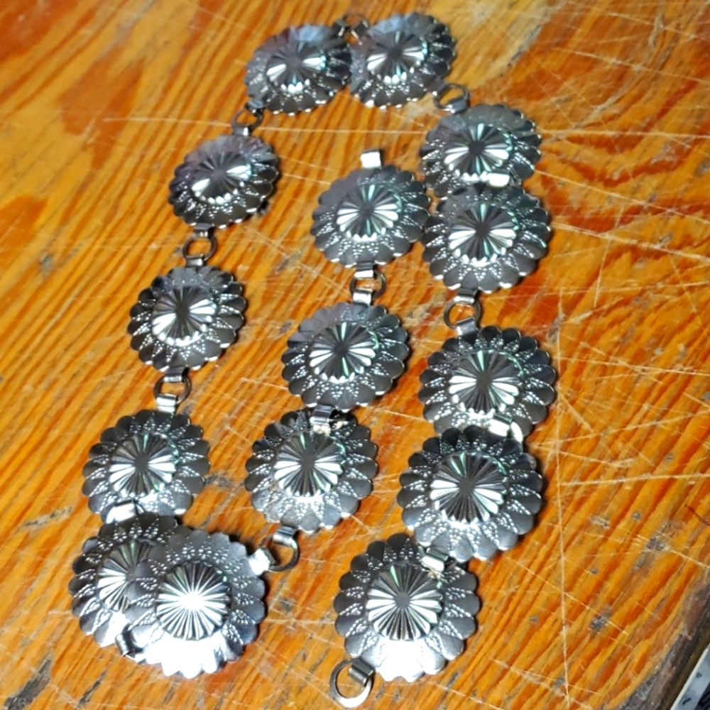 Vintage Concho Belt Silver